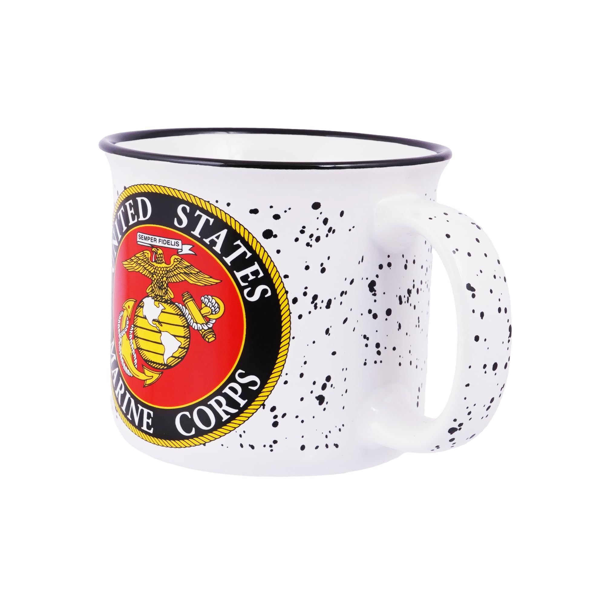Trendy Zone 21 premium ceramic mug in white for comfortable handling.
