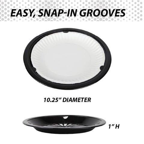 Trenton Gifts plate holders ideal for outdoor picnics and camping