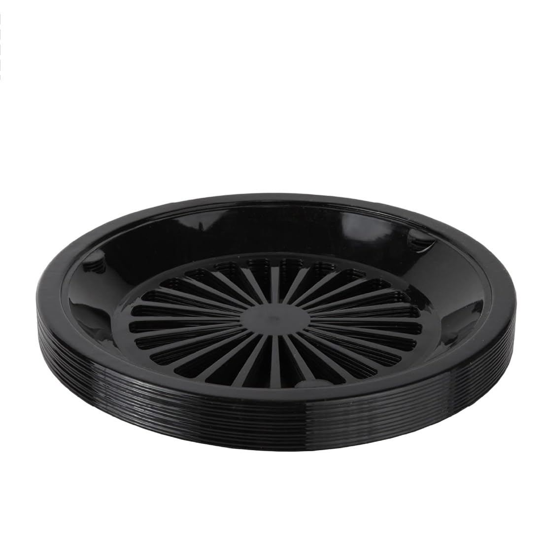 Trenton Gifts plate holders on table stabilizing 10-inch plates for mess-free meals