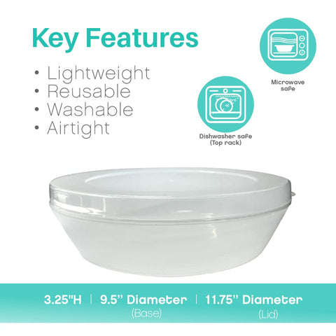 Trenton Gifts versatile container keeps baked goods and produce fresh.