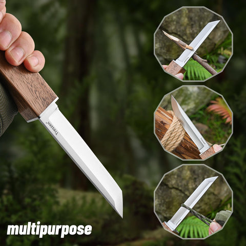 Treszen double knife set safety edge guards for safe transport and storage.