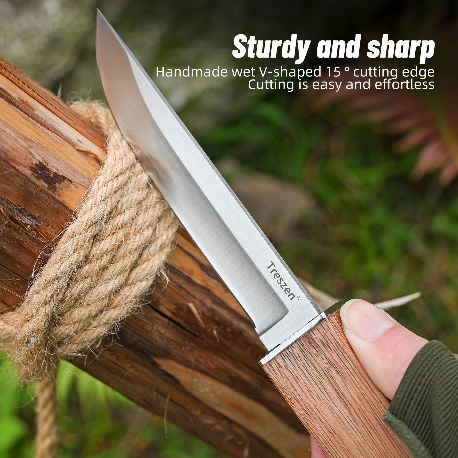 Treszen double knife set storage case keeps blades protected.