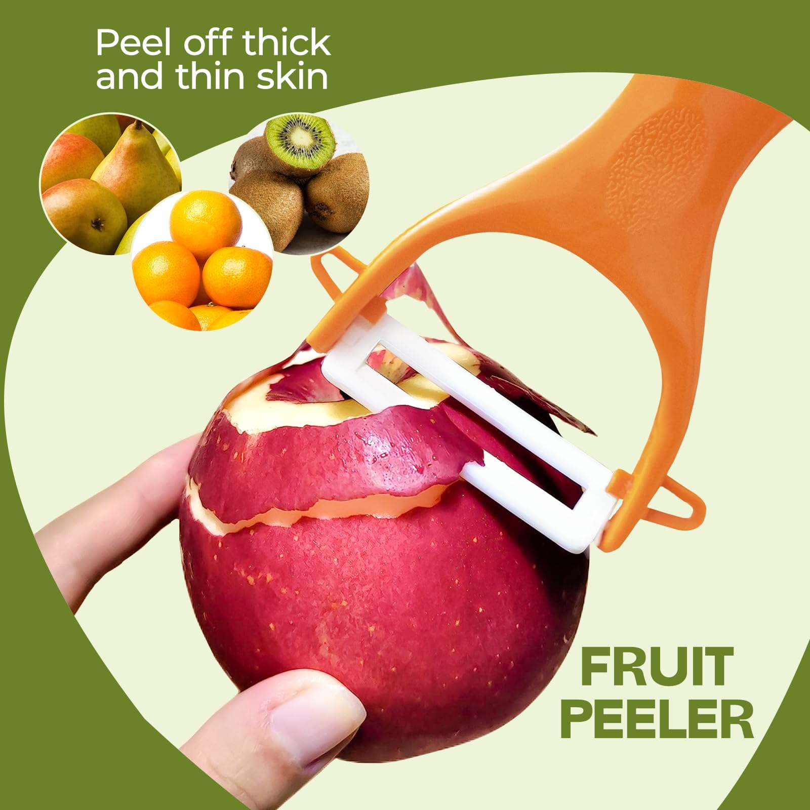 Trez Treamer carrot peeler – precise, safe skin removal.