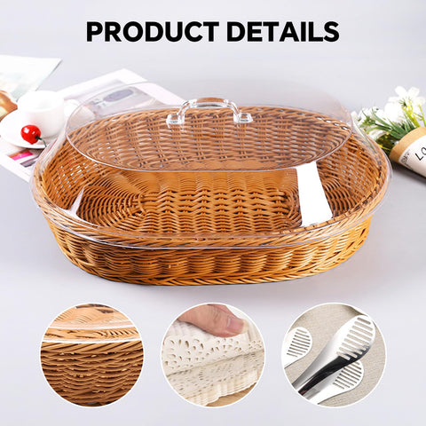 Trez Treamer rectangle lace doilies elevate food presentation with delicate details