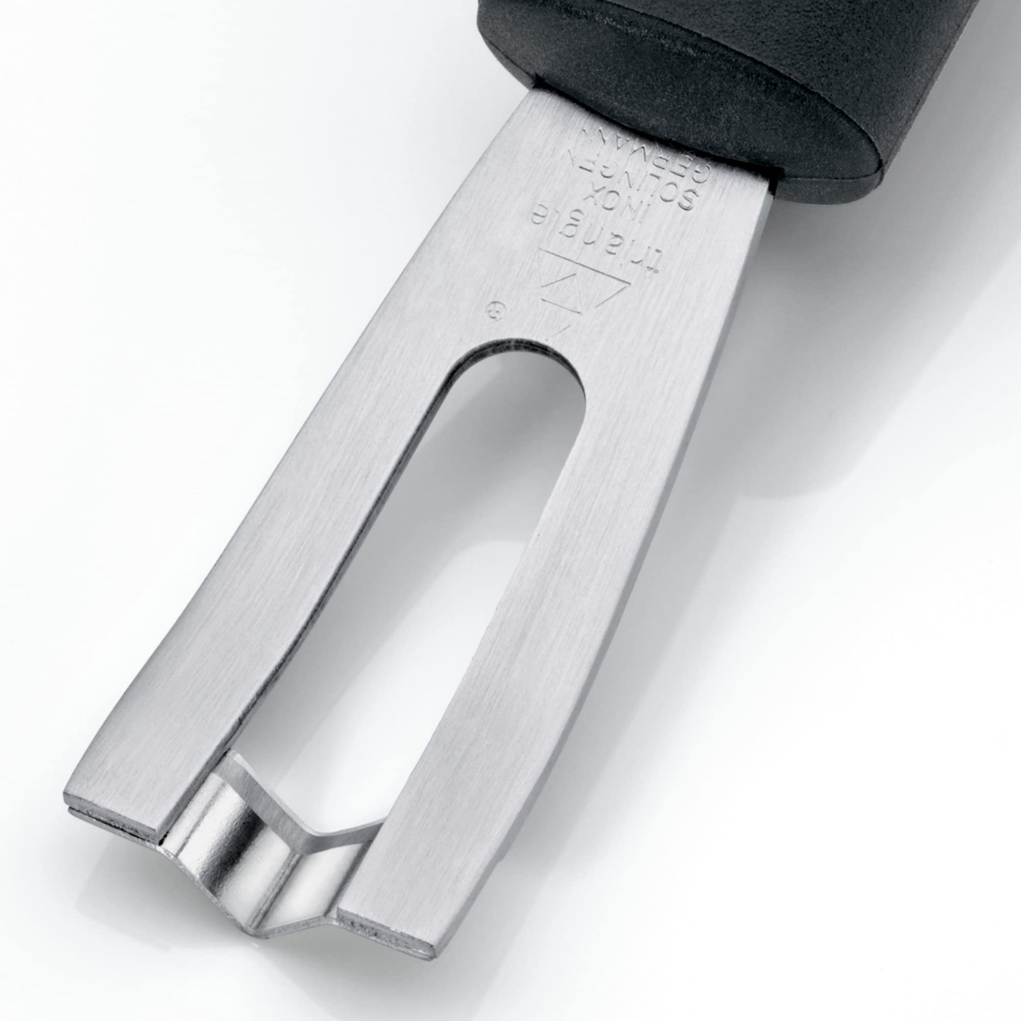 Triangle Channel Knife with GreenGrip handle for comfortable garnishing