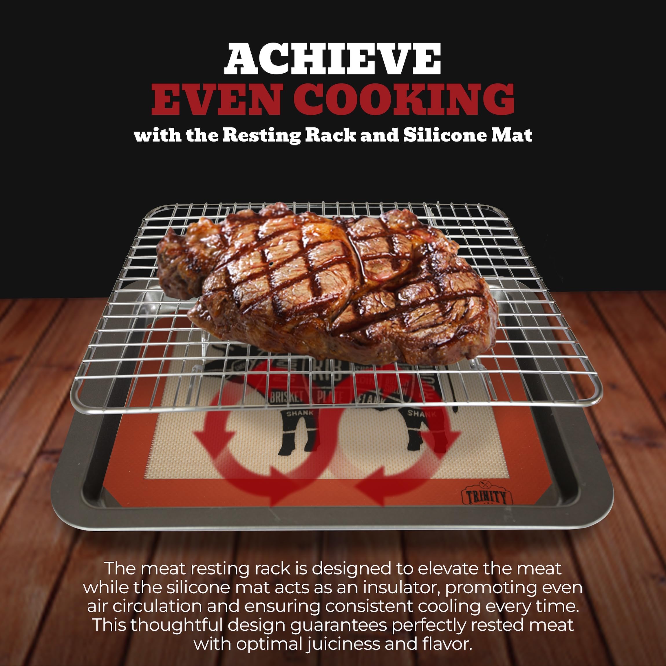 Trinity Provisions heavy-duty carbon steel pan stands up to frequent grilling