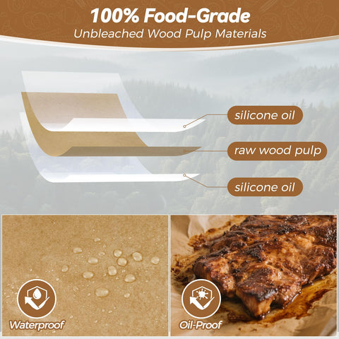Tripho unbleached silicone-coated paper highlights food-safe material