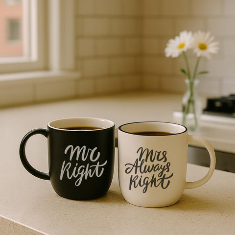 Triple Gifffted dishwasher-safe ceramic mugs for easy cleanup