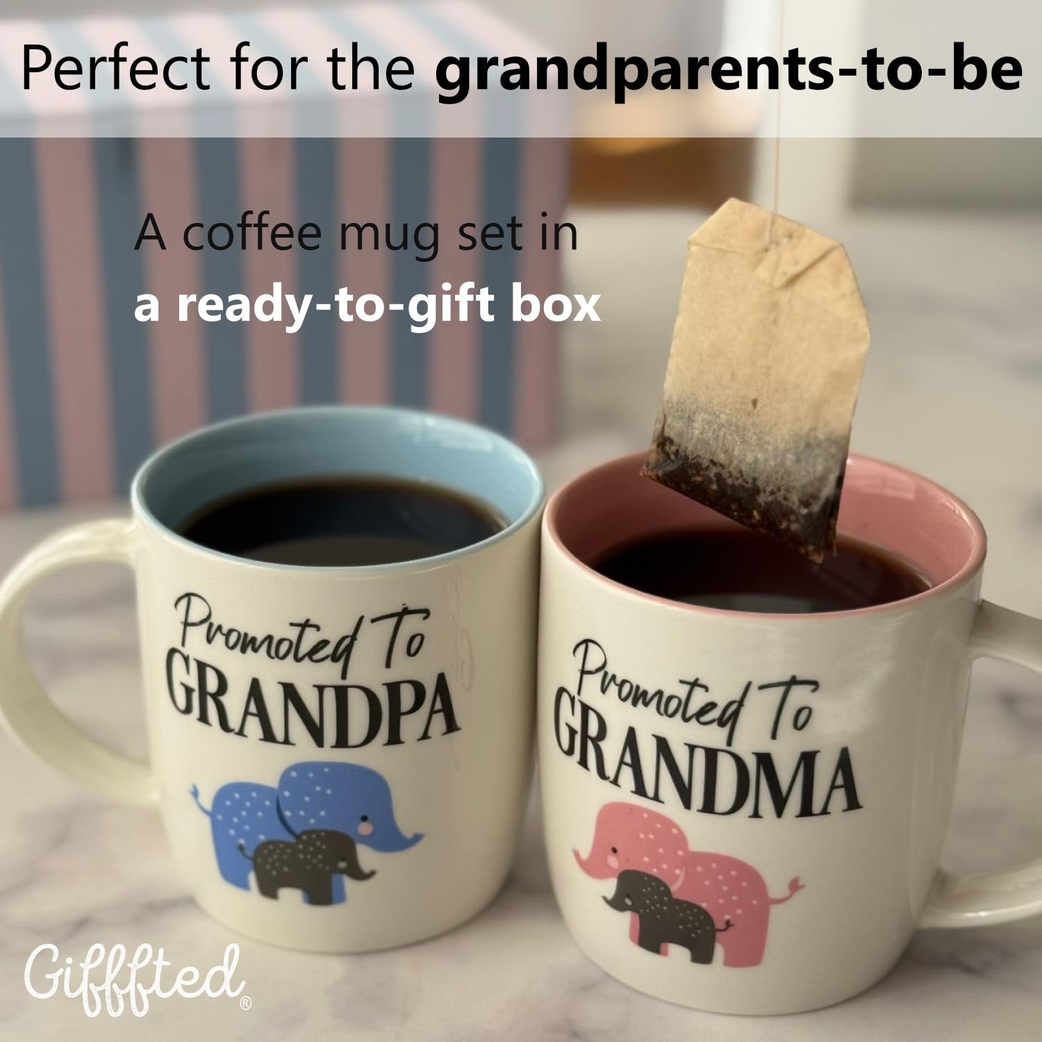 Triple Gifffted Gift Box ready-to-gift packaging for baby reveal and Christmas