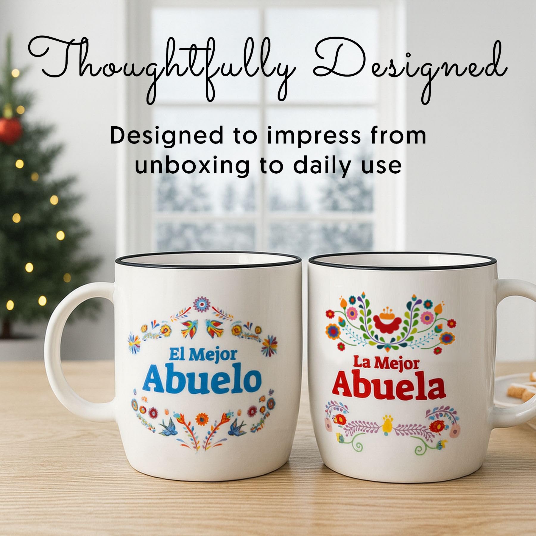 Triple Gifffted mug is dishwasher-safe for easy cleanup after daily use