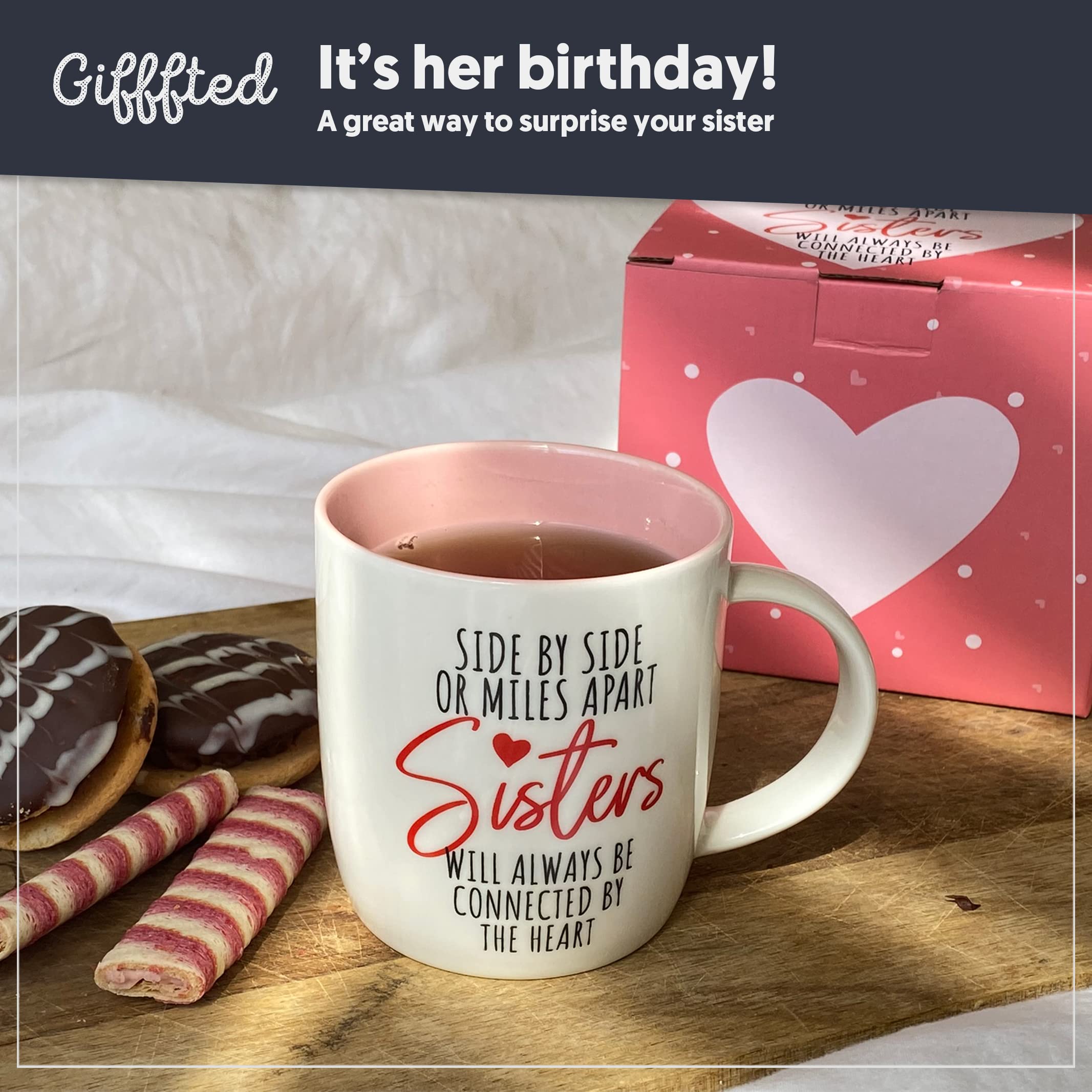 Triple Gifffted mug outside quote design seen on the cup