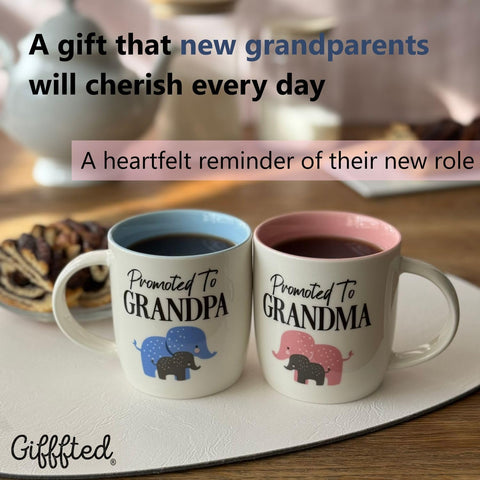 Triple Gifffted Pregnancy Announcement mug for heartfelt reveals