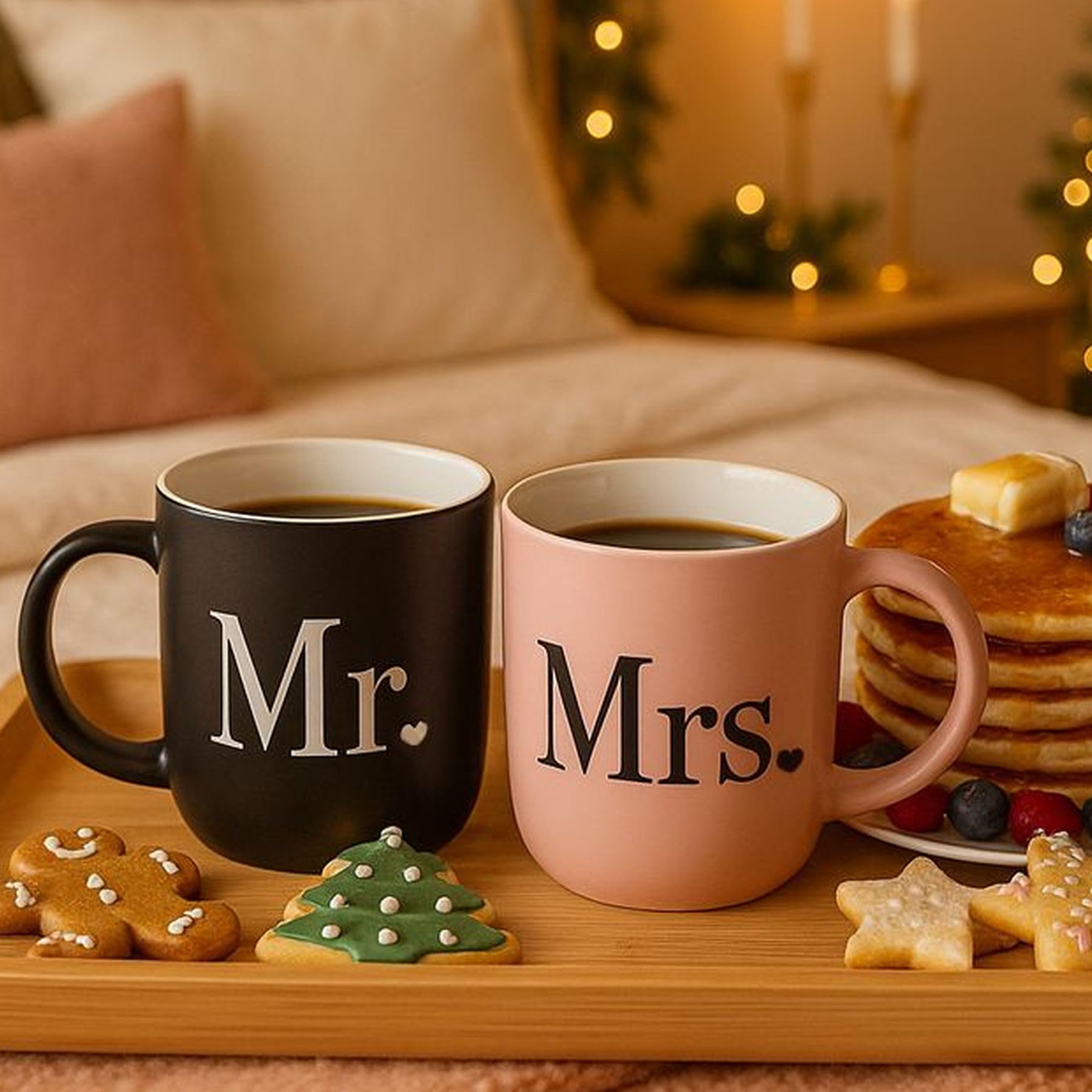 Triple Gifffted romantic coffee moments captured in a stylish mug pair