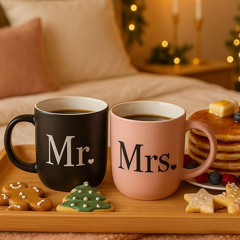 Triple Gifffted romantic coffee moments captured in a stylish mug pair