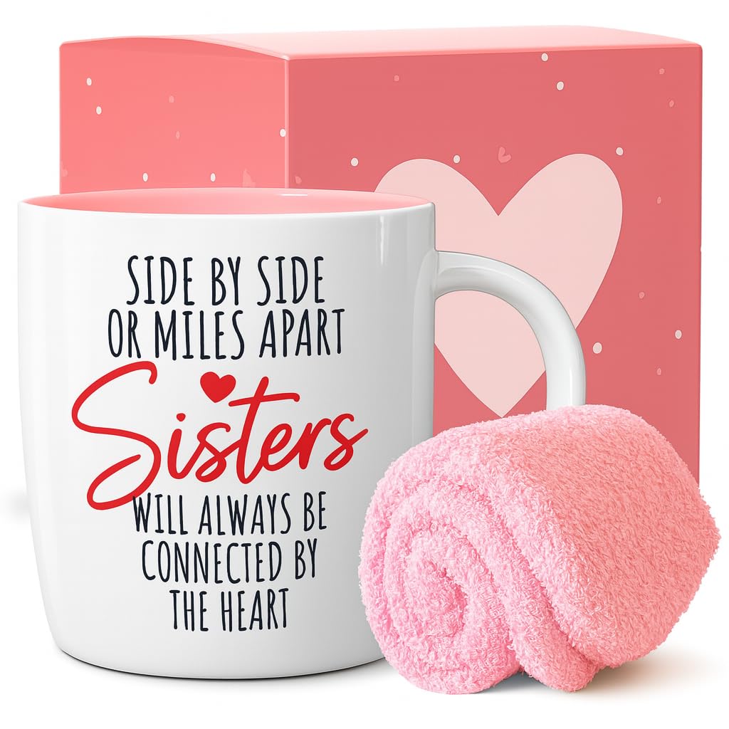 Triple Gifffted sister mug 380ml ready for everyday coffee enjoyment
