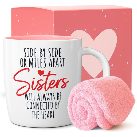 Triple Gifffted sister mug 380ml ready for everyday coffee enjoyment