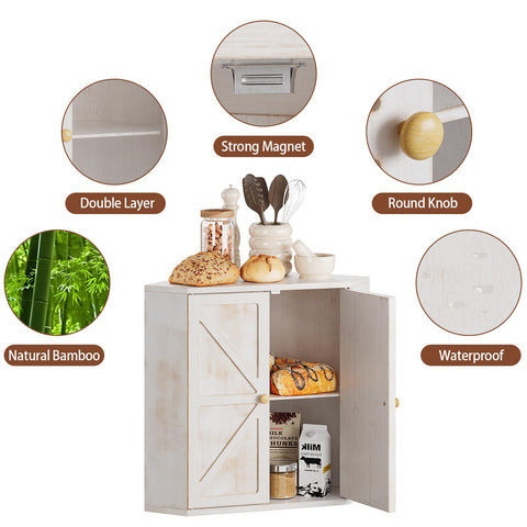 Trironsun bread box flat-top design provides extra counter surface.