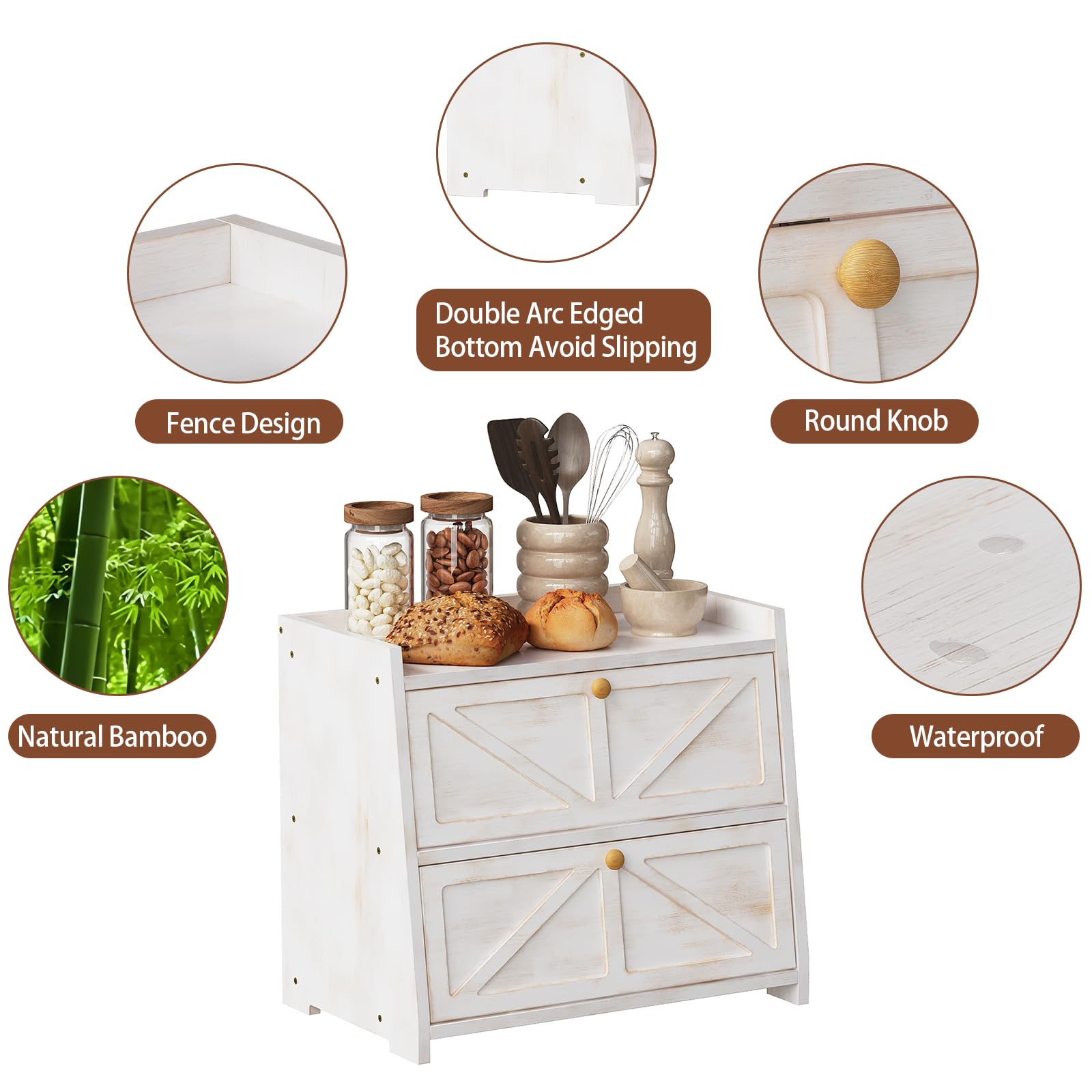 Trironsun bread box assembly kit includes tools for quick setup.