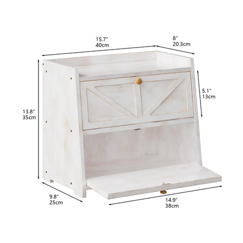 Trironsun bread box side profile emphasizing sturdy construction.