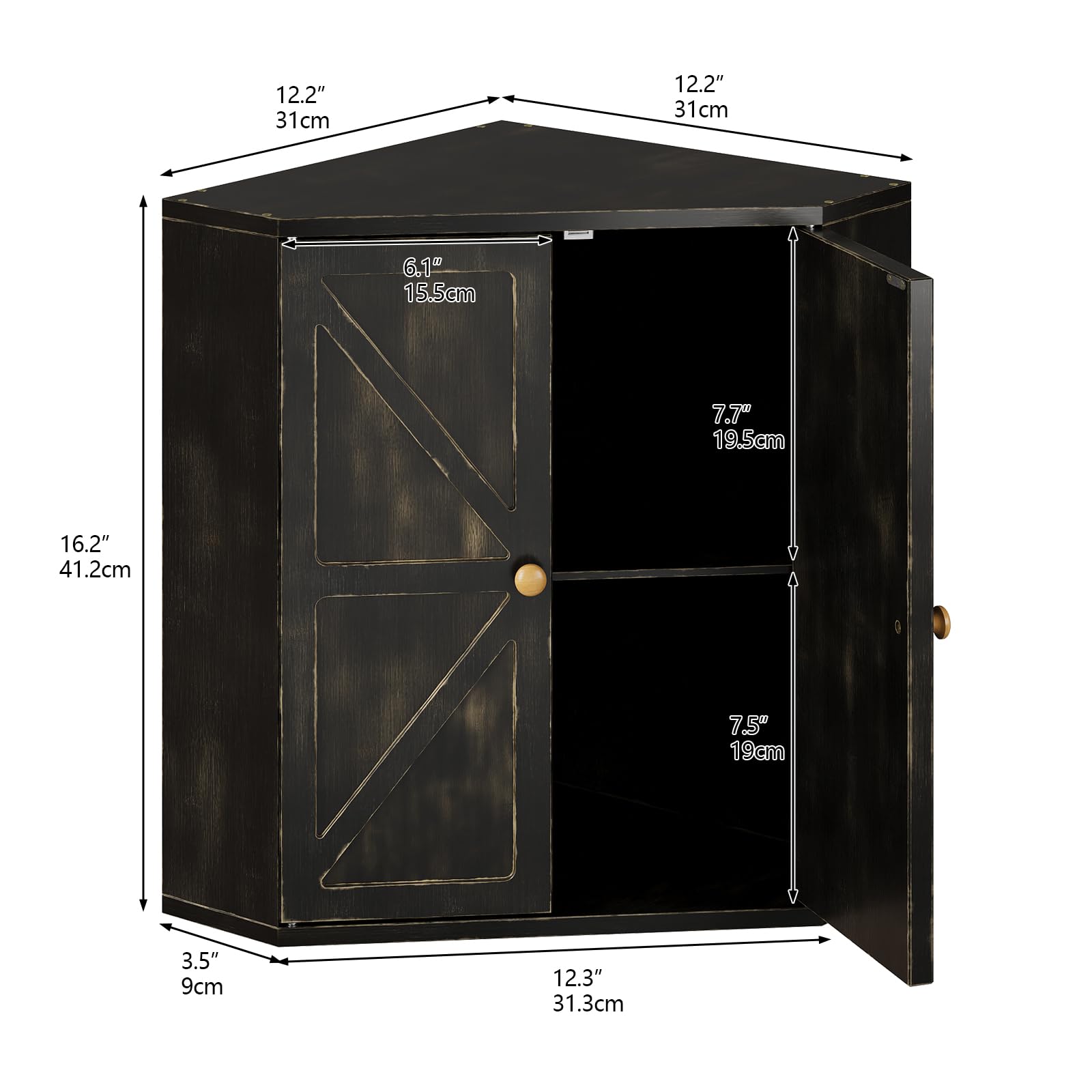 Easy assembly with included screws and guide