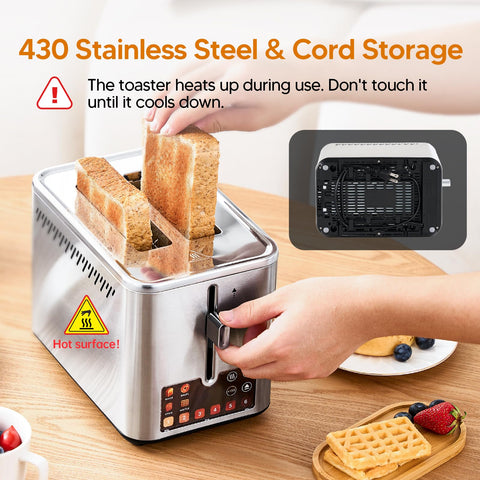 Trisiko auto shutoff and cord storage for tidy, worry-free use.