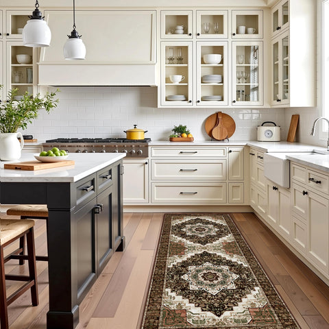 Tritard boho pattern closeup showcases Persian-inspired charm for vintage-modern decor