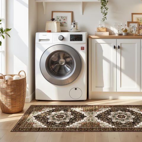Tritard entryway multiuse view illustrates mats ideal for hallways and laundry