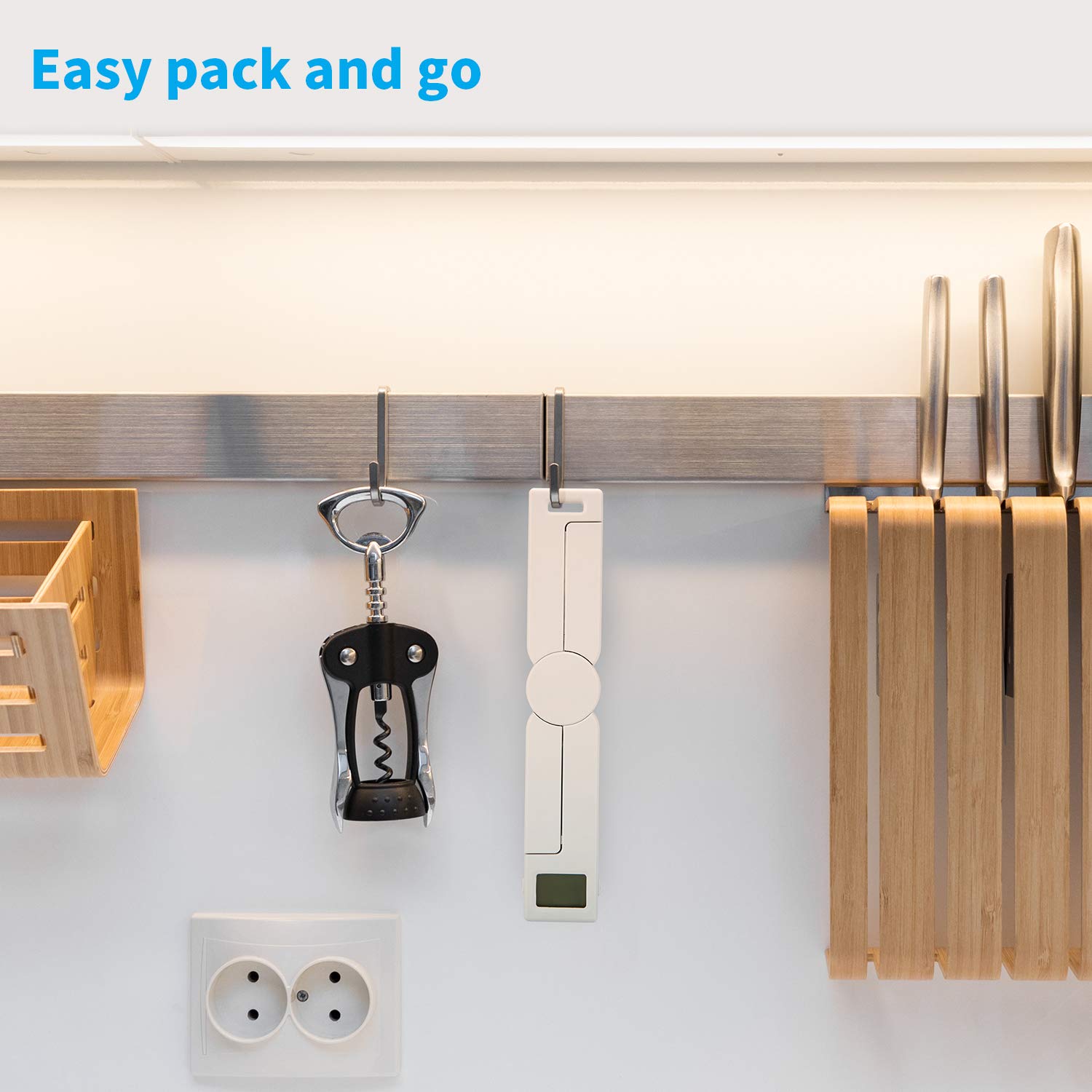 TriTree battery included, auto-off saves power during travel.