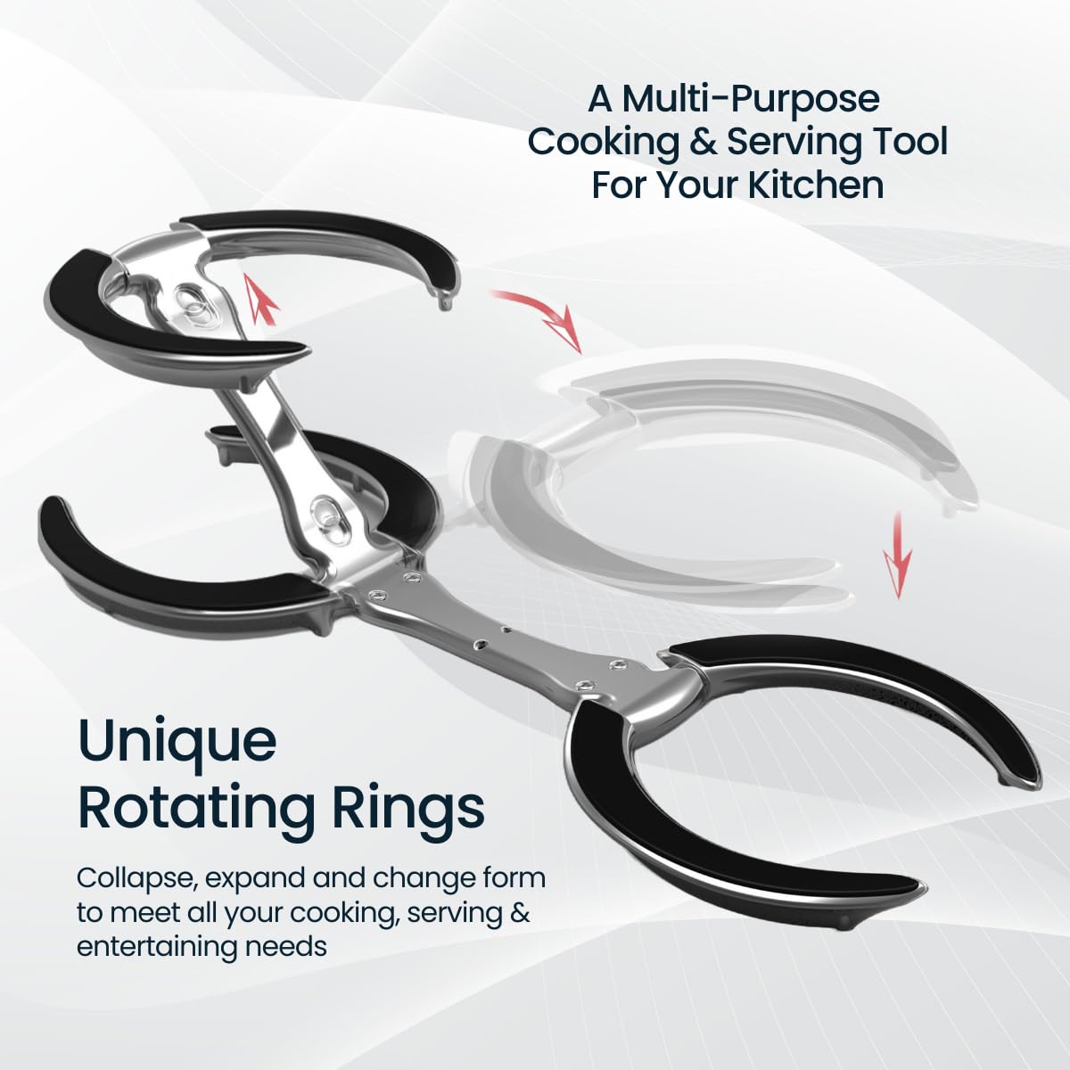 Trivae heavy-duty aluminum frame supporting lids up to 10 lbs