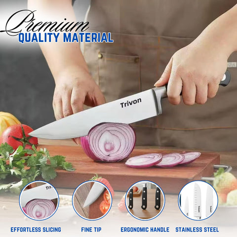 Trivon 5-inch utility knife ideal for small prep tasks.