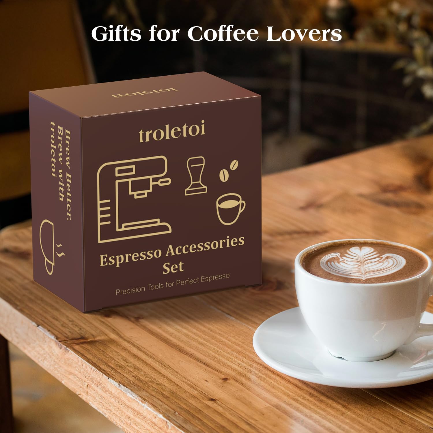 troletoi barista station setup highlights a neat, ready-to-brew workspace