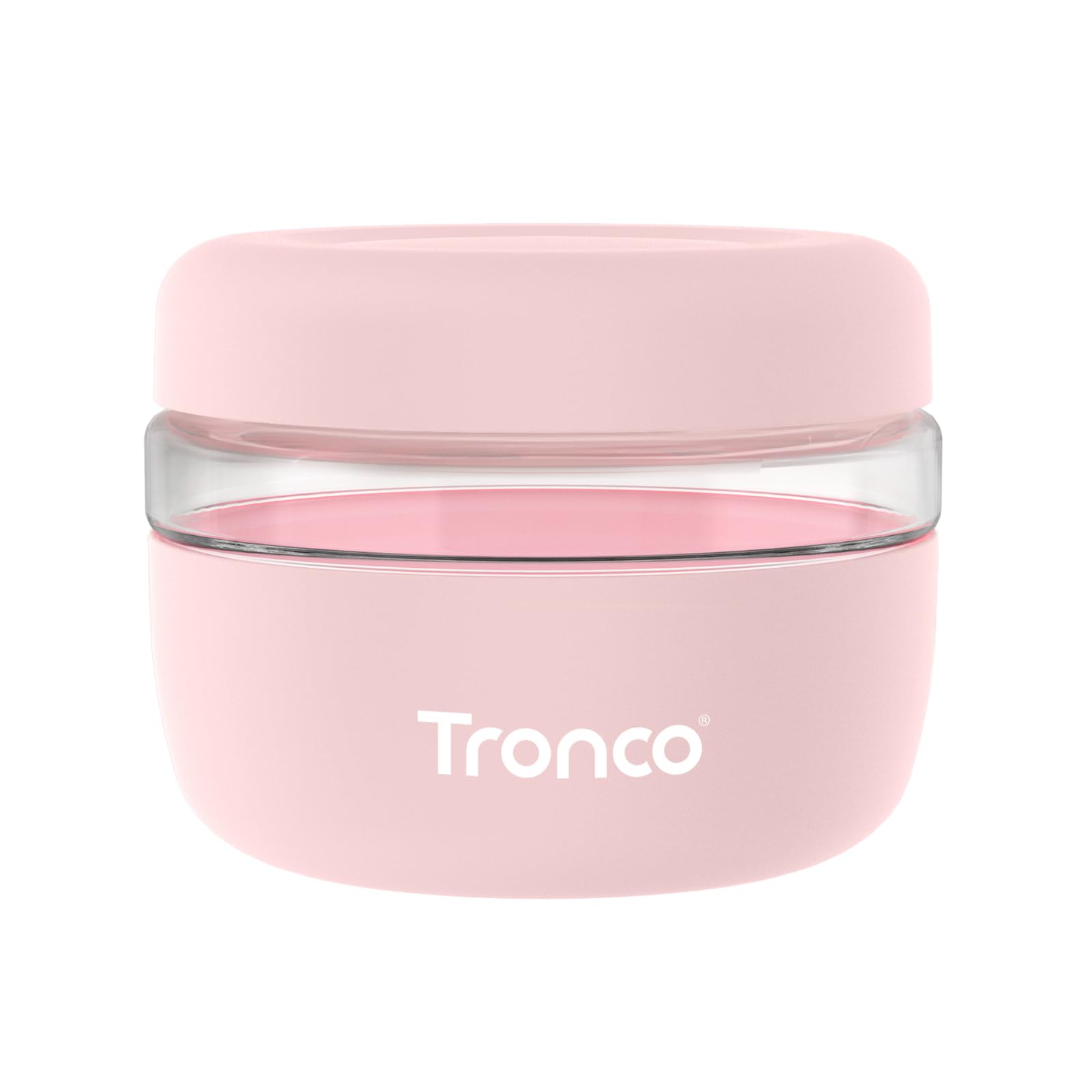 Tronco 16oz glass bowl with lid for airtight meal storage