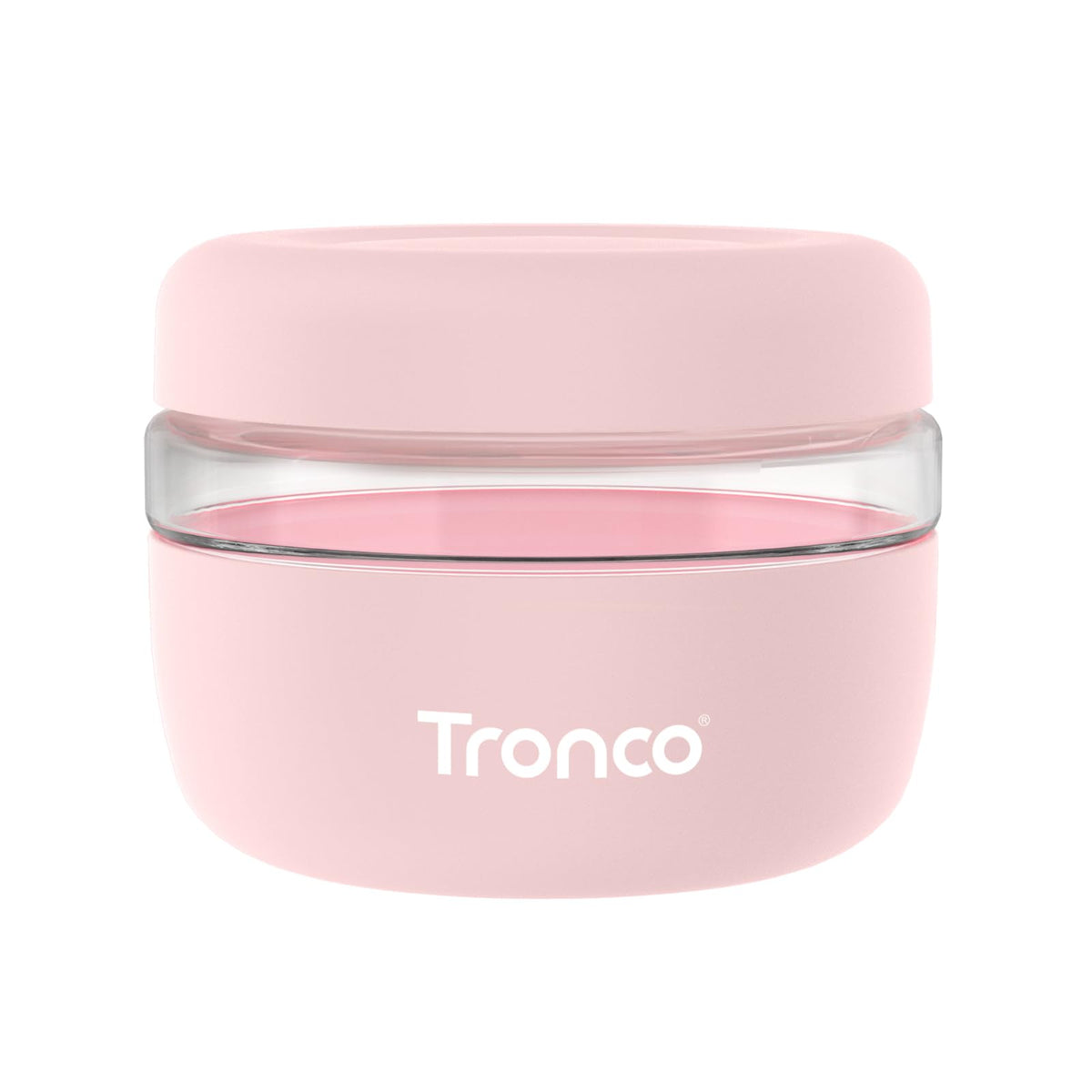 Tronco 16oz glass bowl with lid for airtight meal storage