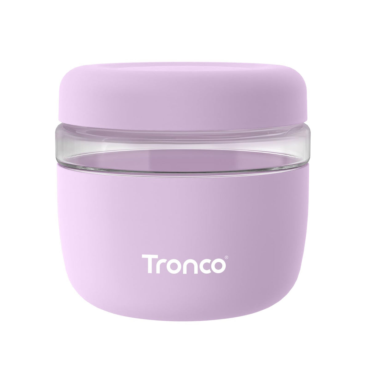 Tronco 24 oz glass storage container with airtight lid for on-the-go meals