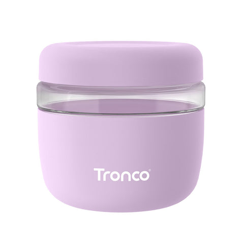 Tronco 24 oz glass storage container with airtight lid for on-the-go meals