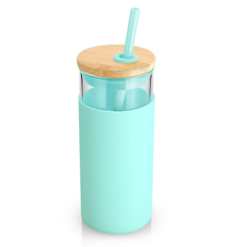 Tronco high borosilicate glass maintains temperature for hot or cold beverages.