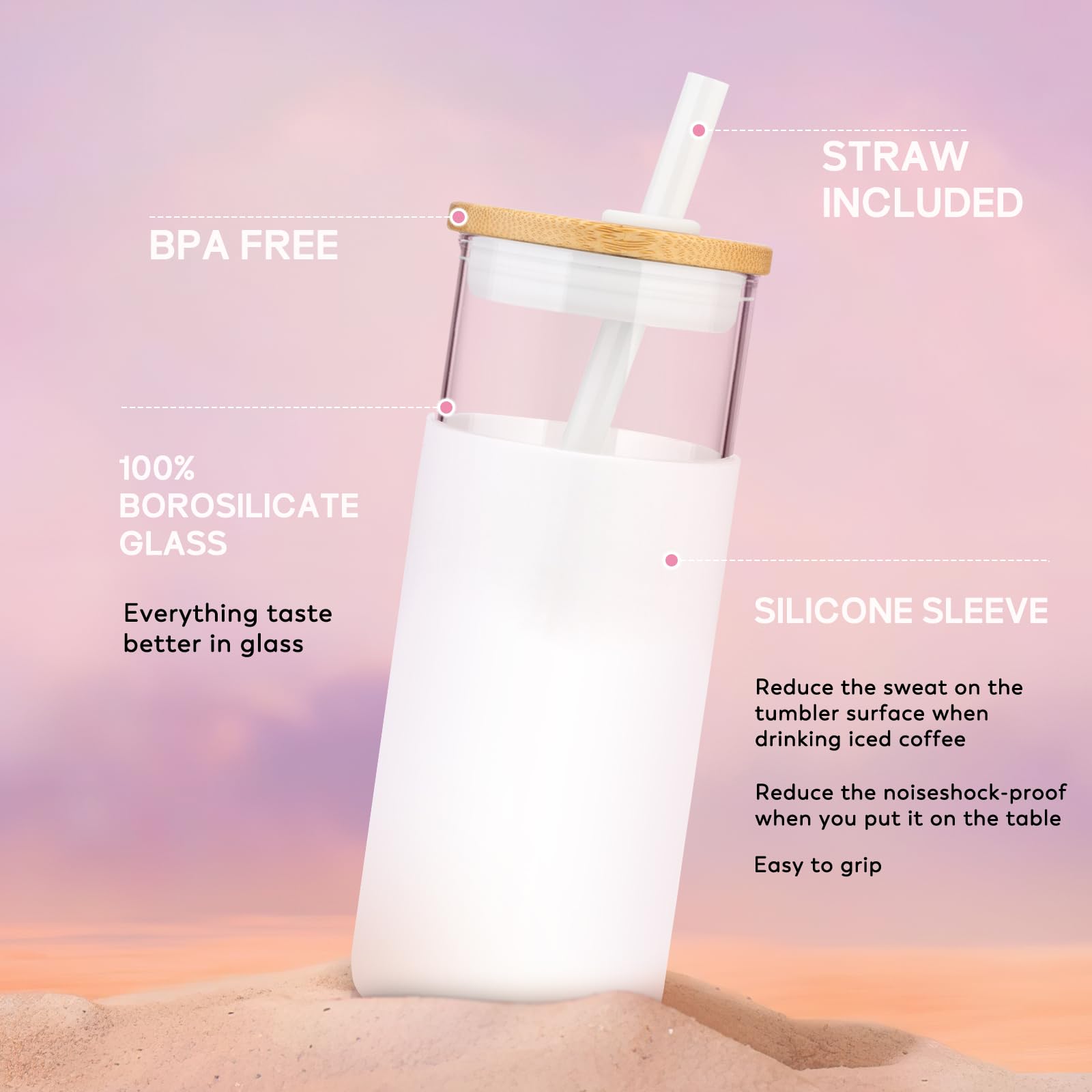 Tronco silicone sleeve provides a secure grip on the tumbler