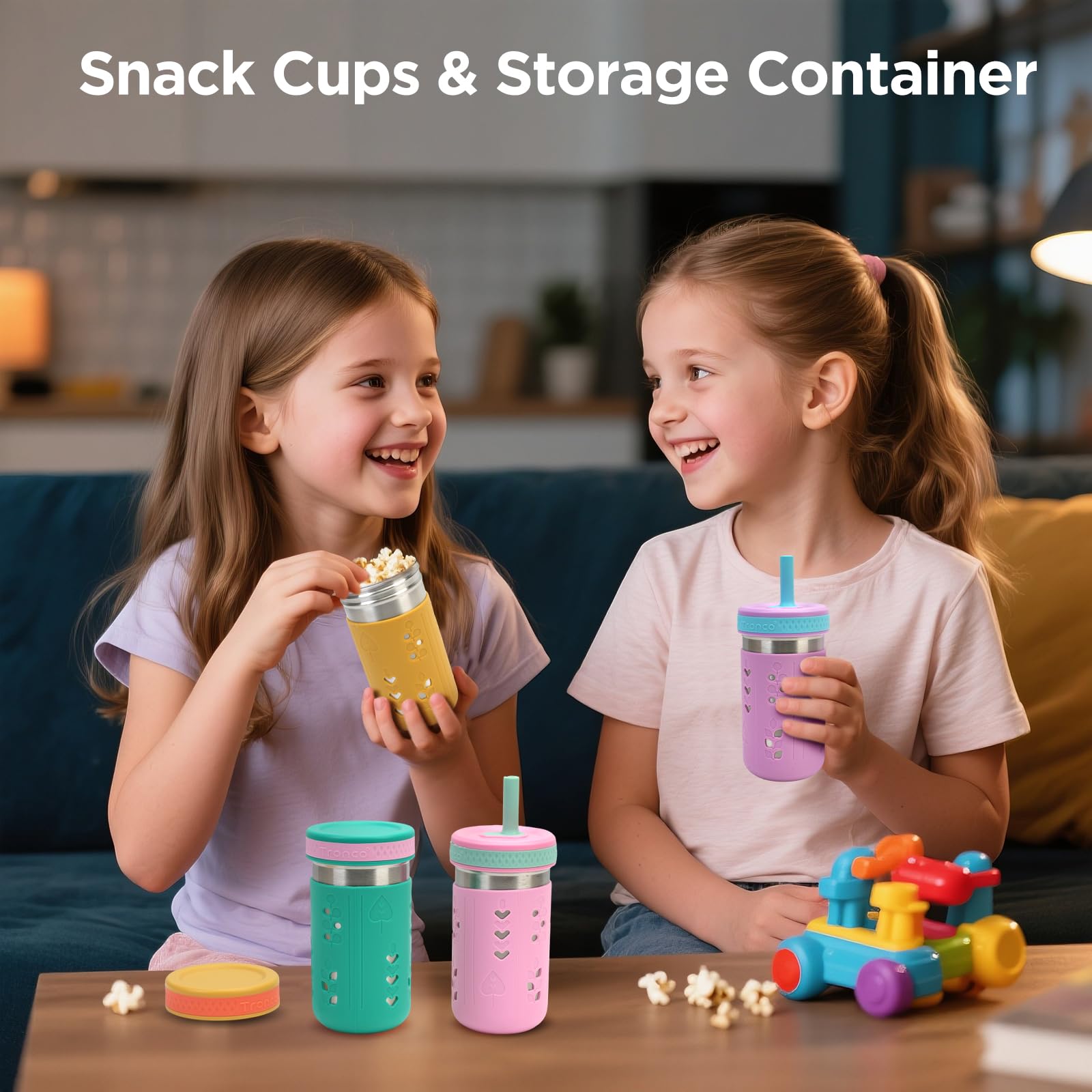 Tronco spill-resistant straw lid highlights flow-control during sips
