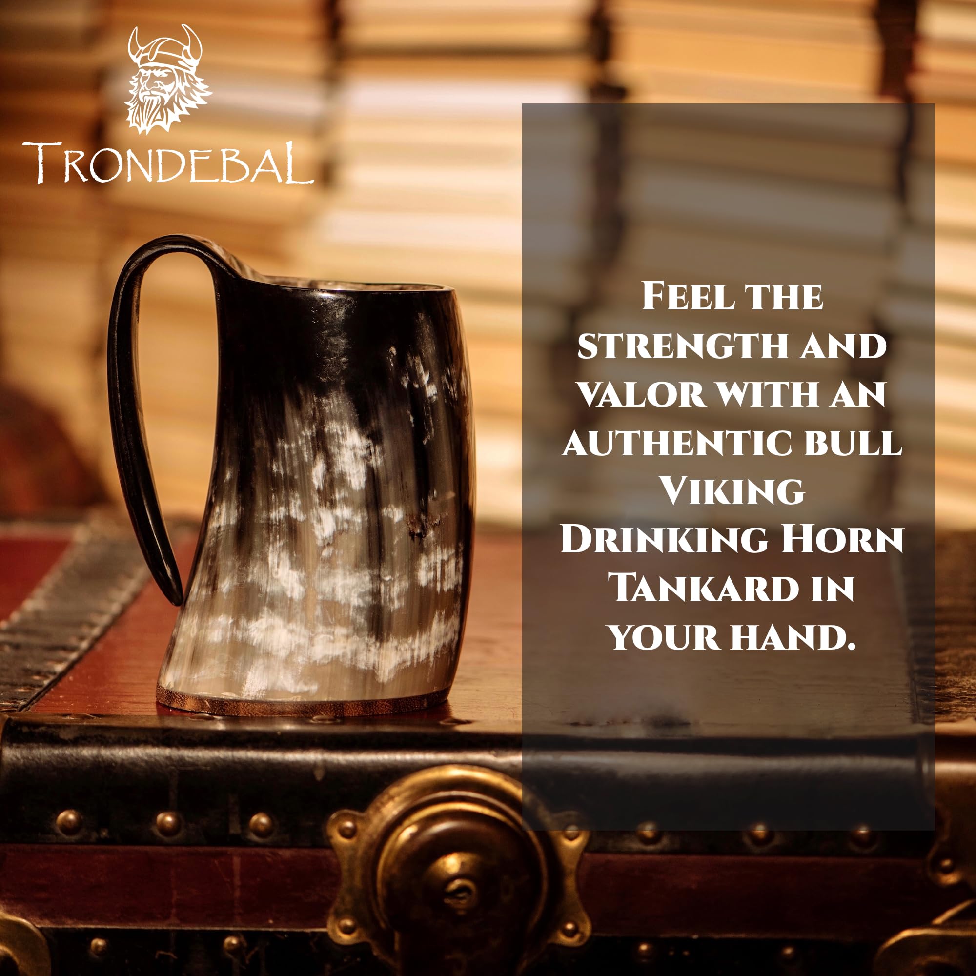 Trondebal horn mug gift-ready packaging for birthdays and holidays