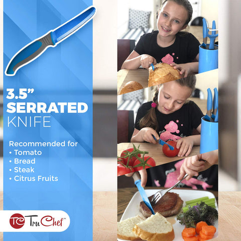 TruChef blue universal holder keeps tools organized