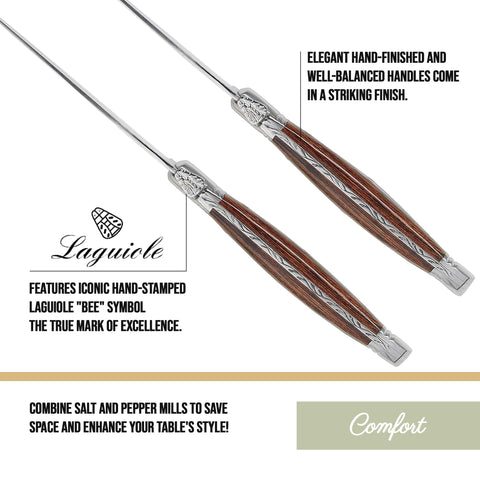 Trudeau Laguiole knife dishwasher-safe, easy cleanup after casual dinners