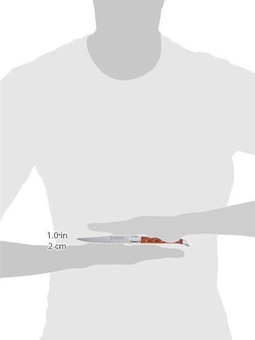 Trudeau Laguiole with pakkawood grain, moisture-resistant handle for day-to-day meals