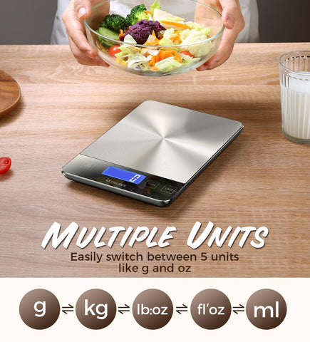 TRUDIN NASA-Grade scale stainless steel platform withstands daily use