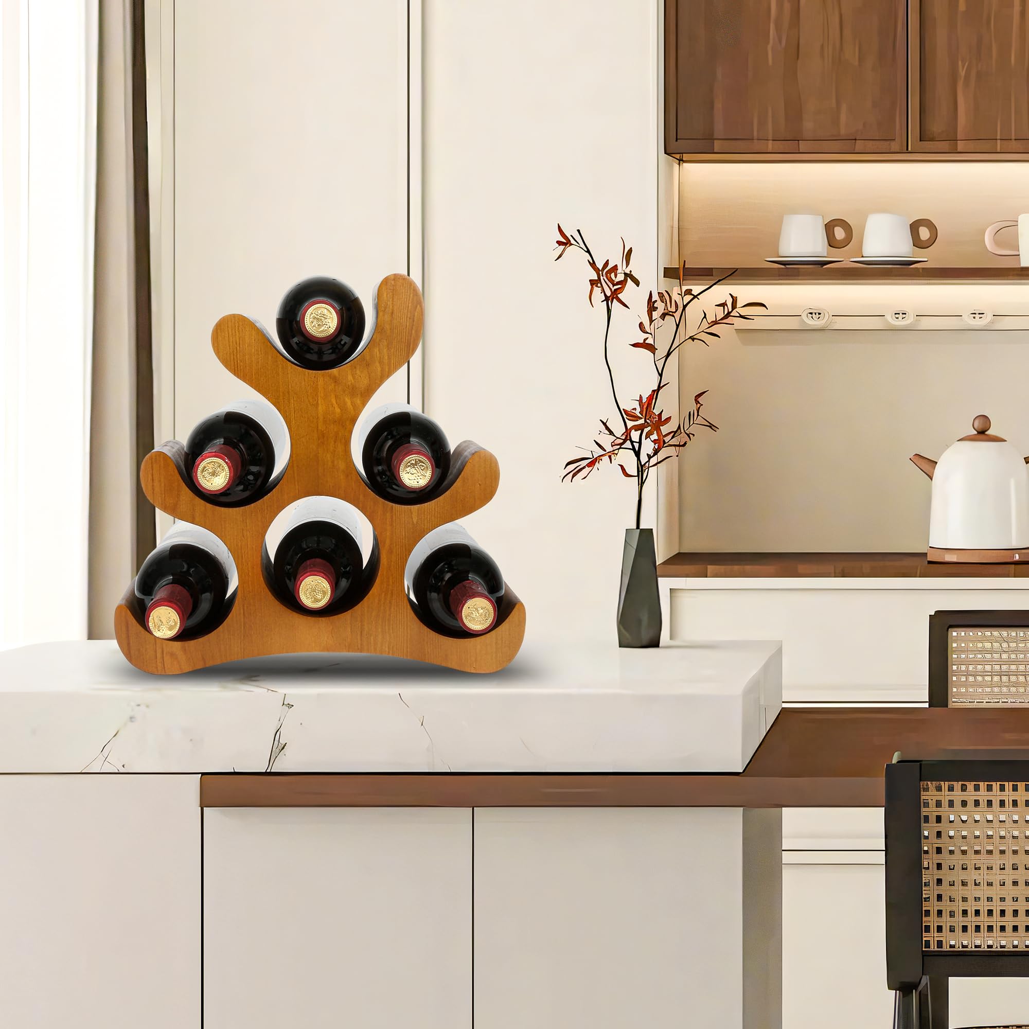 TRUDING compact rack saves counter space while adding style to any room