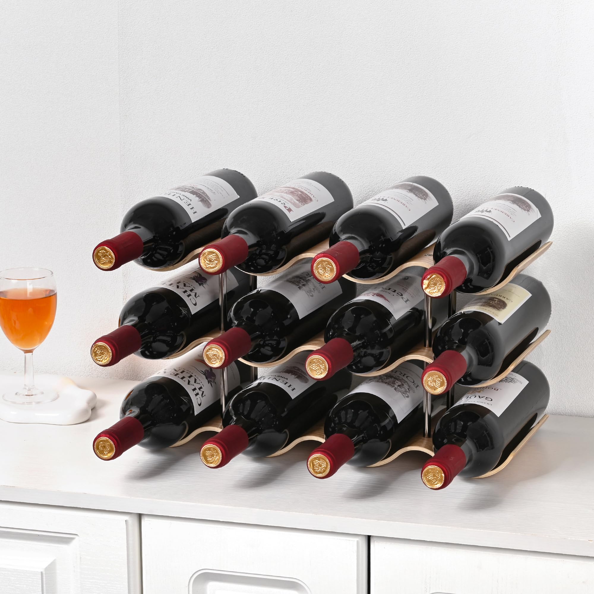 TRUDING wine trough prevents rolling and keeps bottles orderly