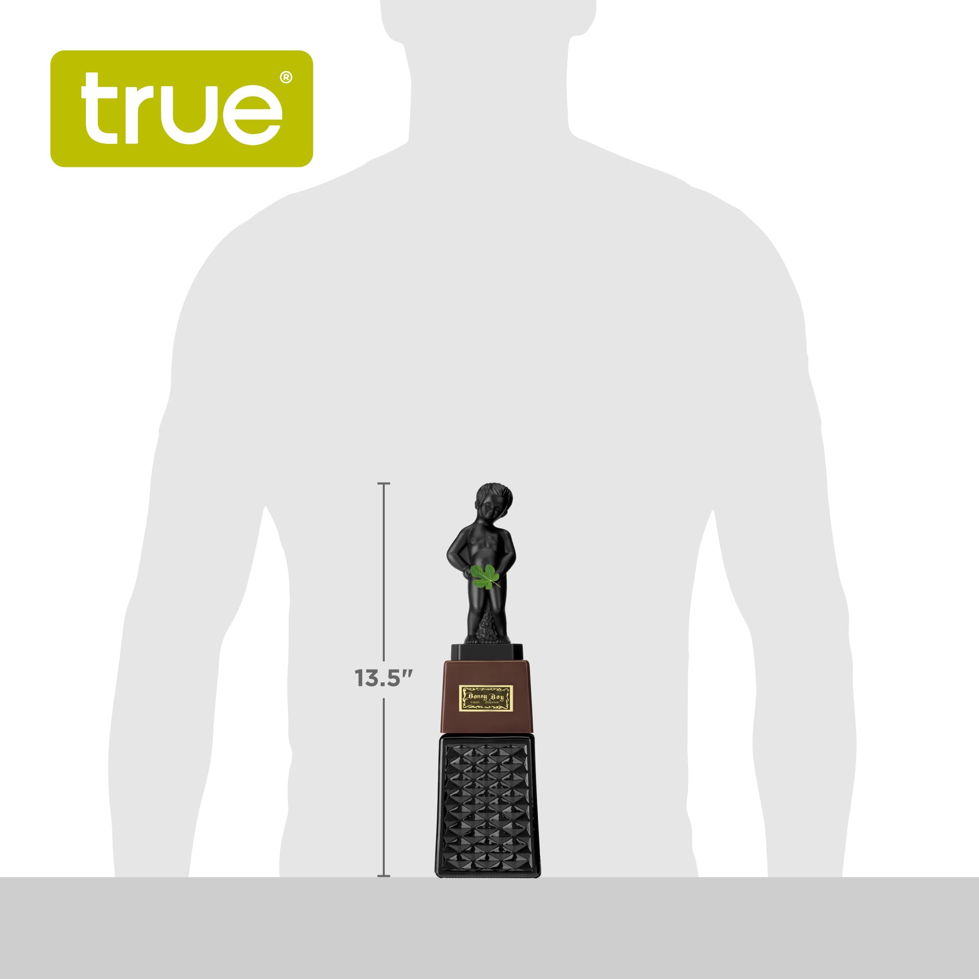 TRUE True Bonny Boy liquor dispenser in kitchen bar promotes seamless pouring at gatherings.