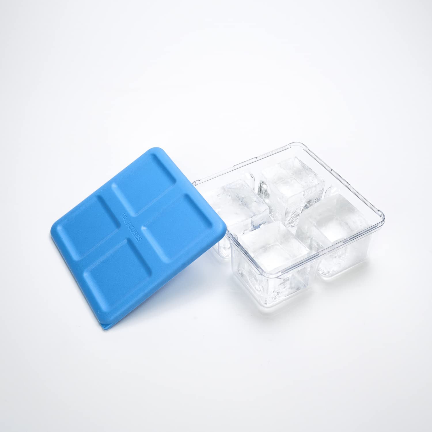 True Cubes stackable ice tray saves freezer space for gatherings.