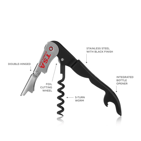 TRUE Jetsetter close-up showing double-hinged mechanism for smoother opens.