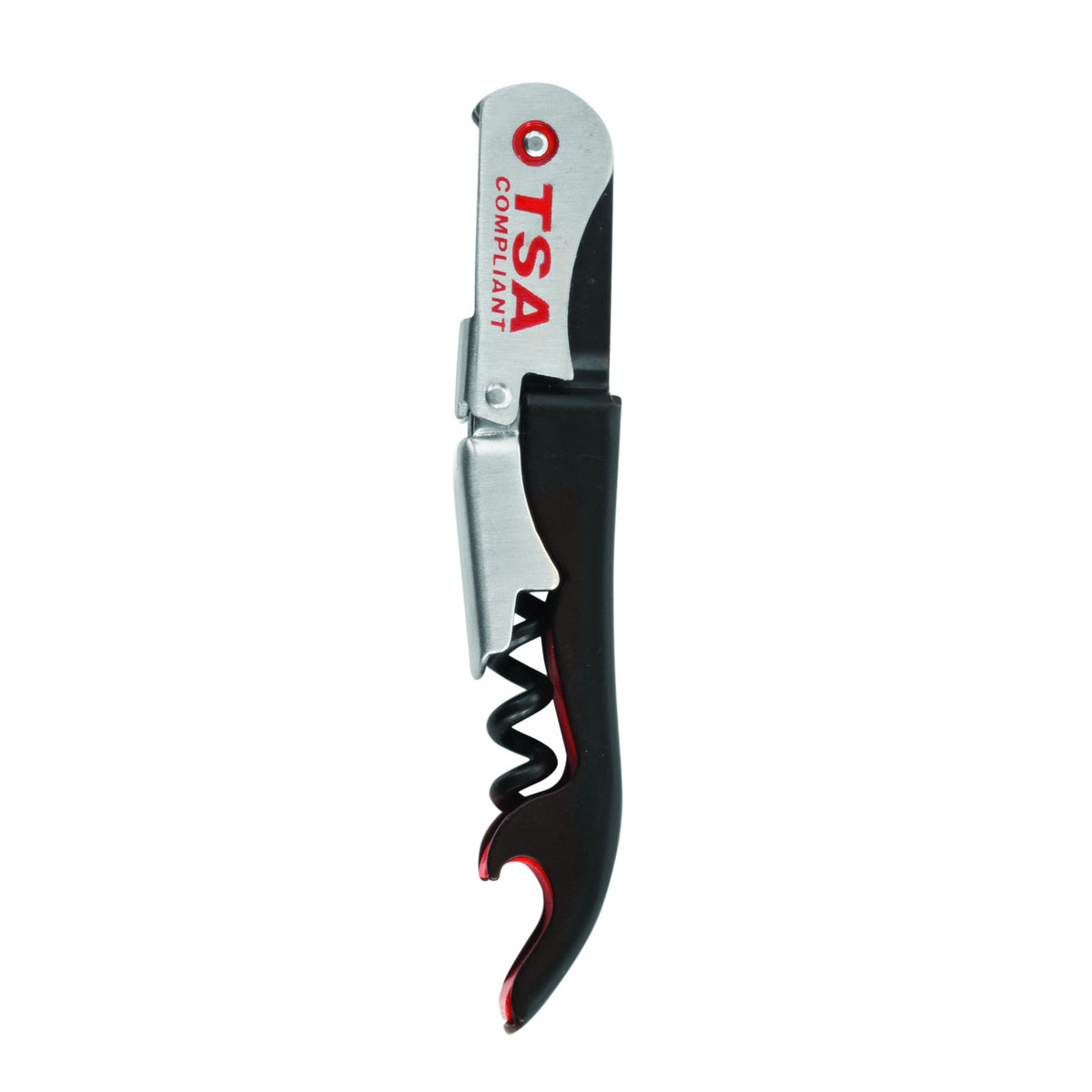 TRUE Jetsetter corkscrew with travel foil cutter for on-the-go wine lovers.