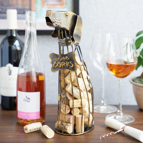 TRUE kitchen decor wine cork display enhances your wine corner.